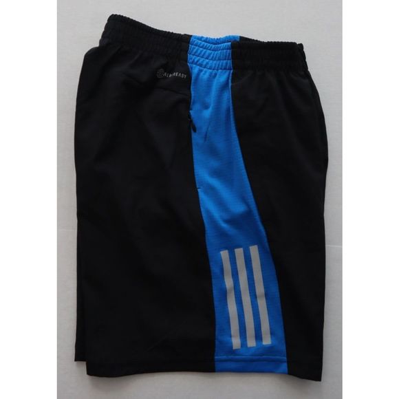 adidas HB7461 Men's Sz 2XL Black/Blue Own The Run 7" Running Shorts - Picture 8 of 10